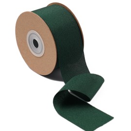 Ligtmor Silk Satin Ribbon 1-1/2 inch x 25 Yard (3.8cm x 23m) Ribbons for Gift Wrapping Crafts Wedding Flower Bouquet Holiday Christmas Birthday Décor - Dark Green