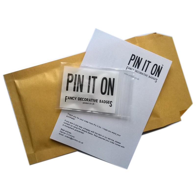 Ozorath BEAUTY SCHOOL DROP OUT BADGE BUTTON PIN (Size is