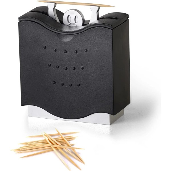 LivLab Fun Toothpick Holder Dispenser, Decorative ABS Plastic Countertop Holder