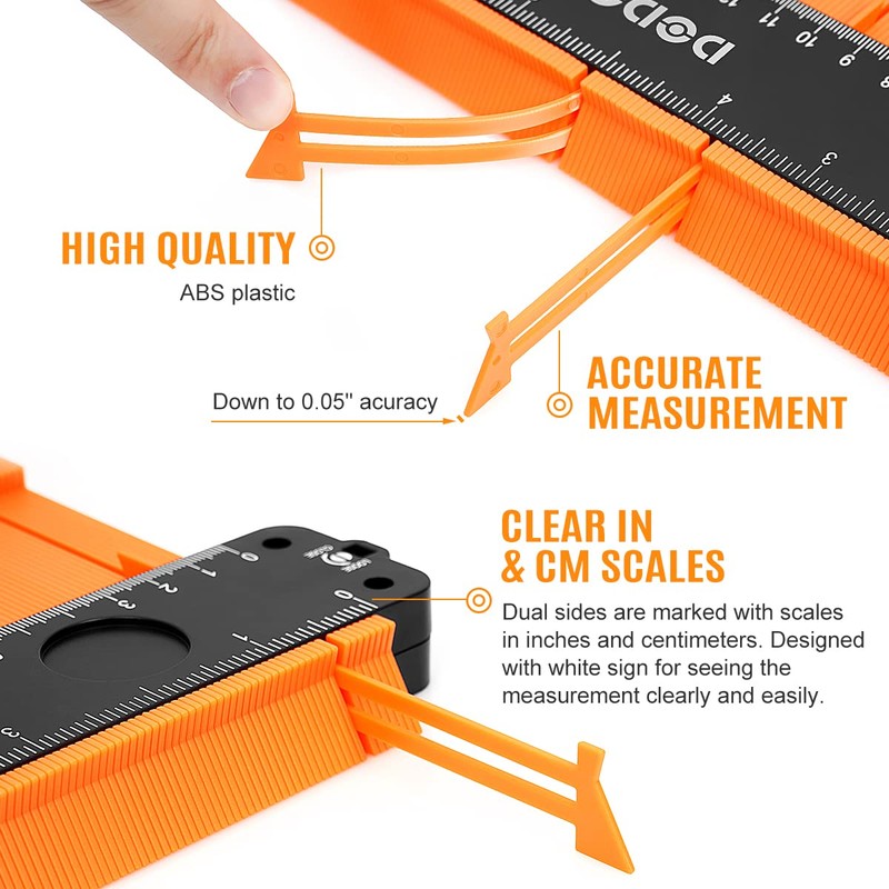 dodowin Contour Gauge with Lock, Fathers Day Gifts for Men