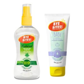 Repelente de Mosquitos NATURAL 130ml + Crema Repelente para Bebe 75ml – Duopack - Fórmula Libre de Deet – Hipoalergénica – Protégete de los insectos
