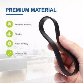 Unbranded 2 Pack Vacuum 1606418 Belts Replacement for Bissell Models 1551W, 1550F, 1550G