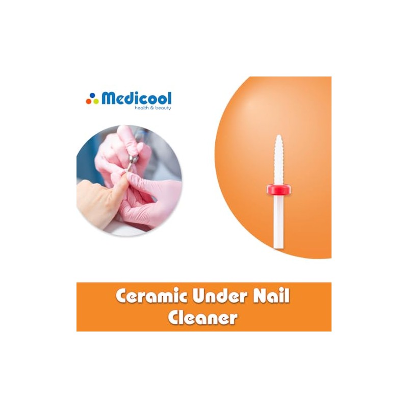 Ceramic Under Nail Cleaner Fine -CC16F- Four Pack for Nails