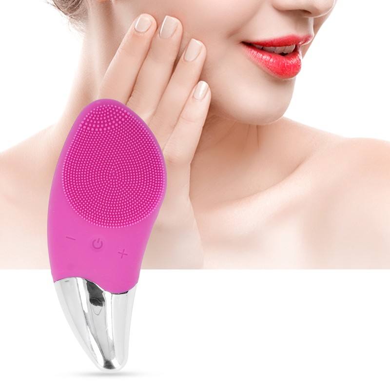 Face Cleansing Brush Deep Pore Cleansing Skin Massager Ultrasonic Silicone