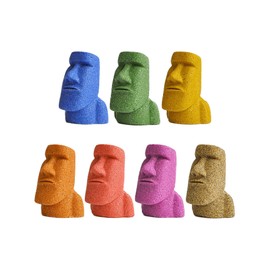 南三陸モアイファミリー ミニモアイ像 7体セット 開運グッズ 金運 恋愛 おもしろ雑貨 プレゼント