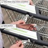 Fabach Black Trolley Master Shopping Trolley Release Key for all