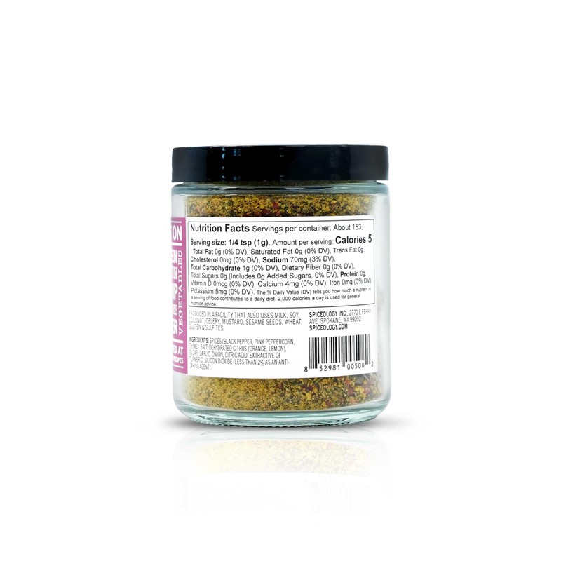 Spiceology - Pink Peppercorn Lemon Thyme - Use On: Chicken,