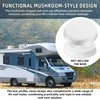 Aussio 2-Pack Mushroom Style RV Plumbing Vent Cap, Universal RV