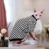 Sphynx Hairless Cat Summer Cotton T-Shirts Cat Vest Pet Clothes,Round