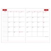 Daigo E8463 2026 Planner, Apoint, Monthly Block, A5, Black, Starts