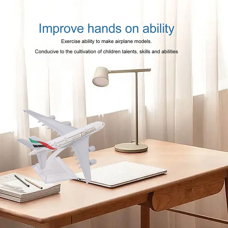 380 Airplane Model Alloy Diecast Ornament Plane Model Toy for