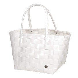Handed By – Shopping Bag – Einkausfs Basket Shopper Paris 27 x 31 x 24 cm White