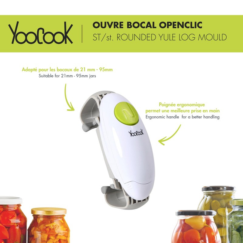 LOUIS TELLIER OpenClic Preserving Jar Opener Automatic Electric Professional Quality