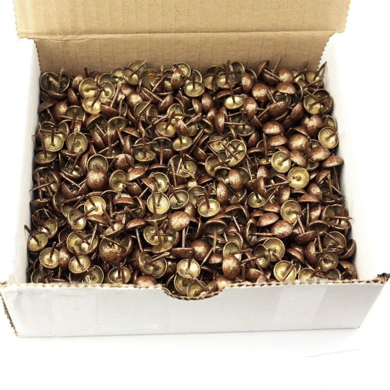 C.S. Osborne 1000 Pcs 7/16" Old Gold Speckled Red Nail