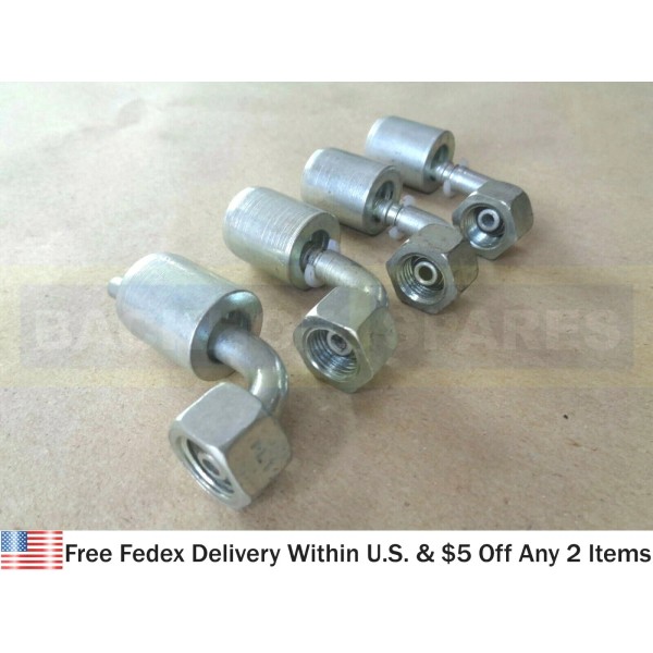 JCB PARTS -1/4" BSP FEMALE ELBOW END FITTING WITH O