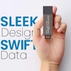Centon 8 GB DataStick Pro USB 2.0 Flash Drive DSP8GB-008,Gray