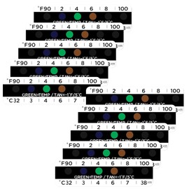40 Stück selbstklebende Temperaturstreifen für Urintests, 90 bis 100 Grad Fahrenheit, Einweg-Urinteststreifen, Thermometerstreifen für Flaschen, selbstklebende Temperaturaufkleber für Urintests