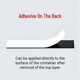 Raguso LCD-Digitalanzeige Thermometer Aufkleber Thermometer Aufkleber für Weingüter Rotweine Flaschentemperatur 5 Stück