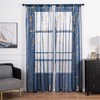 Lavyhuno Sheer Curtains 84 inch Length 2 Panels Set, Rod