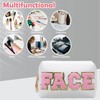 Long Keeper 2Pcs Letter Make Up Bag Cosmetic Bag Sets