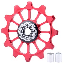 Saipor 12T Bicycle Rear Derailleur Gear Pulley Ceramic Bicycle Pulley Jockey Wheel Bicycle Gear Pulley for MTB Mountain Bike Road Bike
