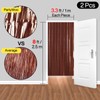 PartyWoo Foil Fringe Curtain 2 PCS,Streamers,9012