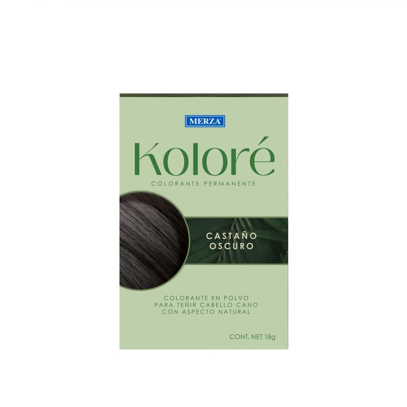 Merza Tinte Koloré Sin Peroxido Sin amoniaco Tonos Castaños Sin