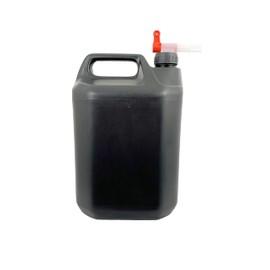 Lubrisolve 5 Litres HDPE Jerrycan and dispensing lever tap (38mm) – Black Large Water Bottle Storage Container