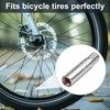 DC,CLISENCE 5 Pcs 39MM Tire Valve Extender, Metal Valve Stem