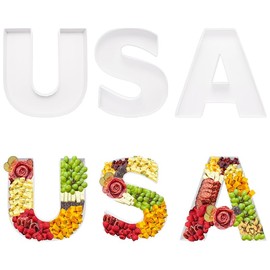 ZIJRXQ 12inch Cardboard Letter Fillable Shpaed Decorative Box (USA)