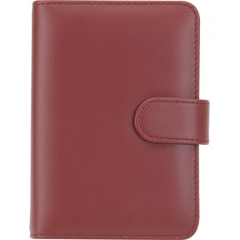 rido/idé Schedule System Time Planner Fun (2025), 2 Pages = 1 Week, A7, 6-Ring Rocker Lever Mechanism, Red