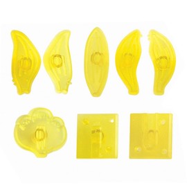 PME 103FF039 JEM Medium Cymbidium Orchid Cutter, Set of 8, White, 11 x 2 x 15 cm