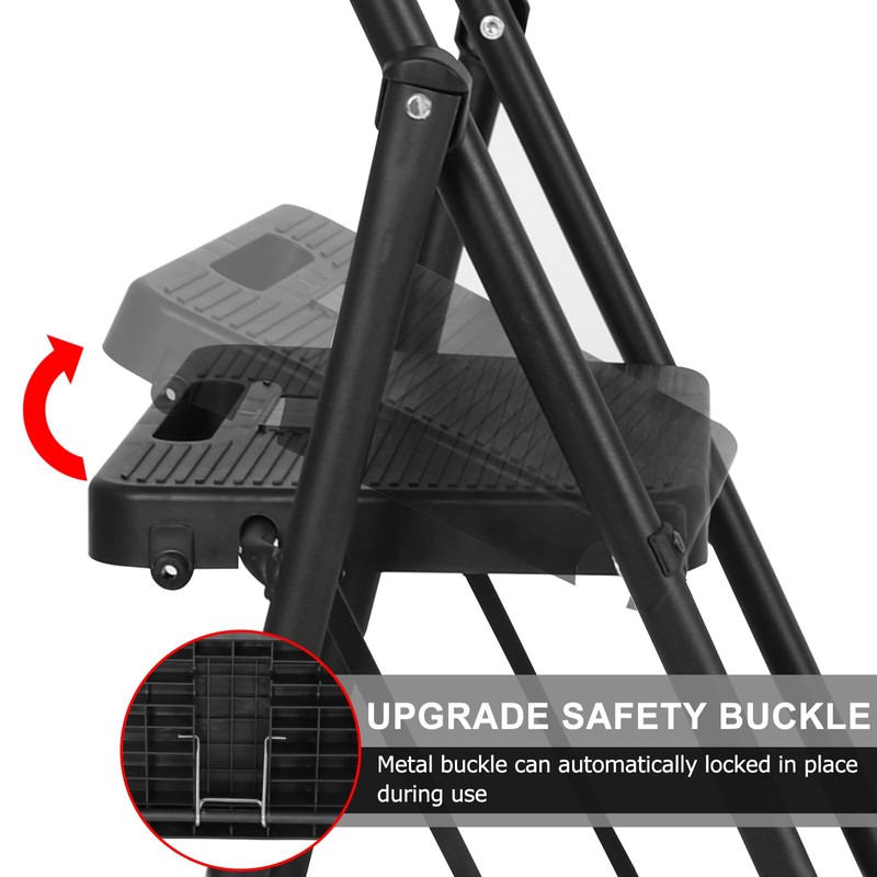4 Step Ladder with Handrails & Attachable Tool Bag, 330