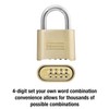 Master Lock Padlock, Set Your Own Letter Combination Lock, 2