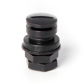 Circuit Performance Black Bolt-in Flush Mount Valve Stems (Set of 4)
