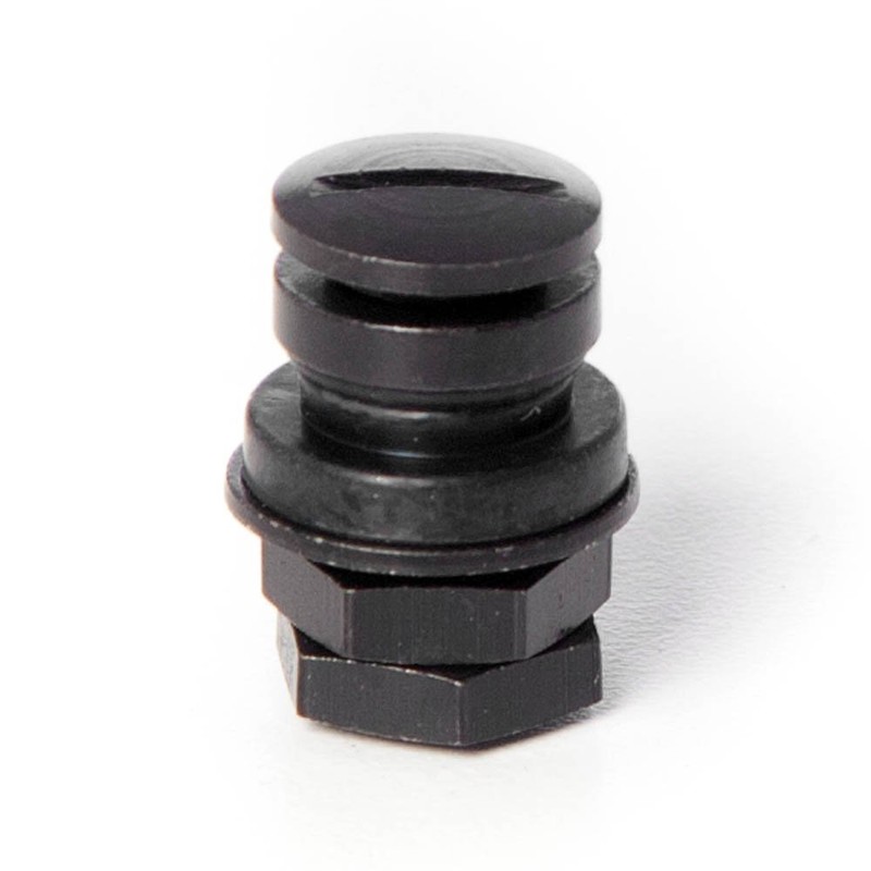Circuit Performance Black Bolt-in Flush Mount Valve Stems (Set of