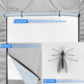 Quictent Privacy 10x20 Pop up Canopy with Sidewalls,Easy up Canopy Tent for Parties,Enclosed Instant Folding Canopy with Sidewalls,(White,6 Walls)