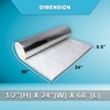 SIMOND STORE Aluminum Foil Faced Ceramic Fiber Blanket - 8#