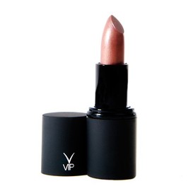 VIP Cosmetics Sheer Soft Enriched Shimmer Light Brown Soft Cola Lipstick Gold Make Up