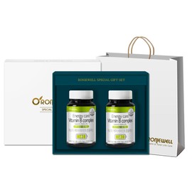 Roniwell Energy Care Vitamin B Complex 90 tablets (2 packs) gift set + Vitamin D gift