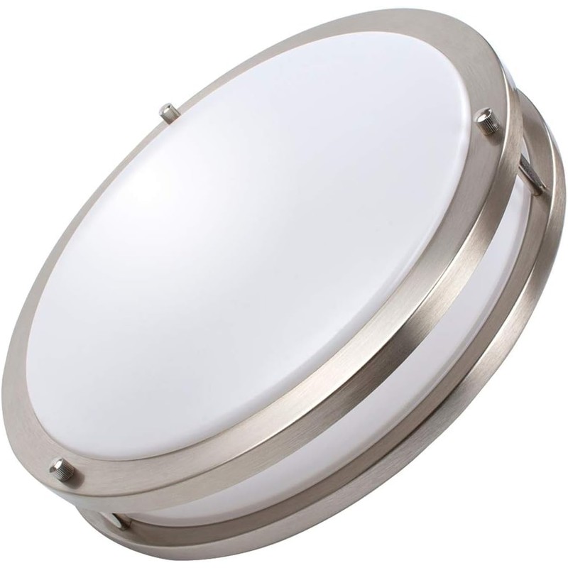 36W Dimmable LED Ceiling Light Fixture, 12 inch Flush Mount
