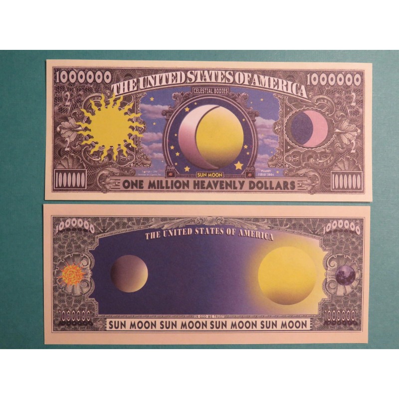 Bleknervin SUN & MOON Celestial Bodies ~ Heavenly $1,000,000 One
