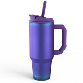 Thicc Buddy | Leak Proof - Double Wall Vacuum Sealed Tumbler - Handle Fits Lip Balm & Keys - Drinkware:_Nebula_50