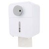 Waterproof WallMounted Toilet Roll Paper Rack Holder with Top Shelf