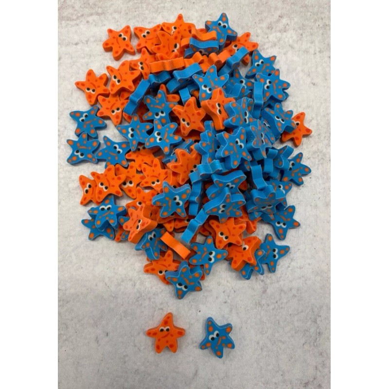 Made for retail 120 Starfish Mini Erasers Teacher Supply Sorting