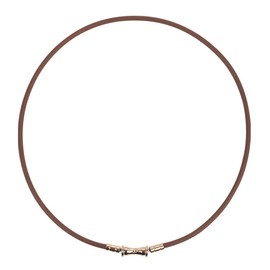 [コラントッテ] 公式限定品 磁気ネックレス TAO ネックレス スリム RAFFI mini Brown シャンパンゴールド L