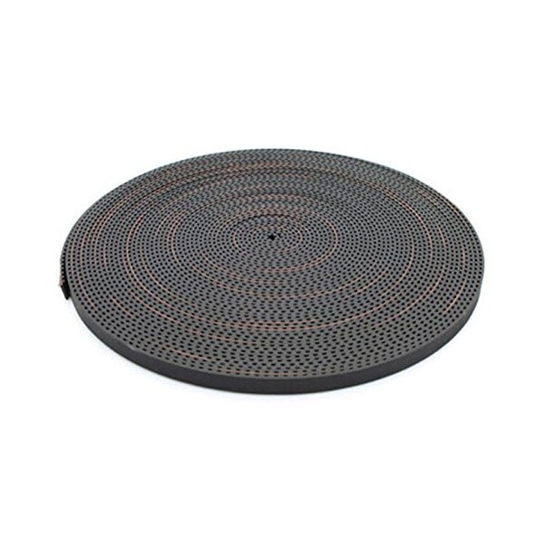 6mm GT2 RF Fiber Glass Reinforced Rubber Timing Belt 3D