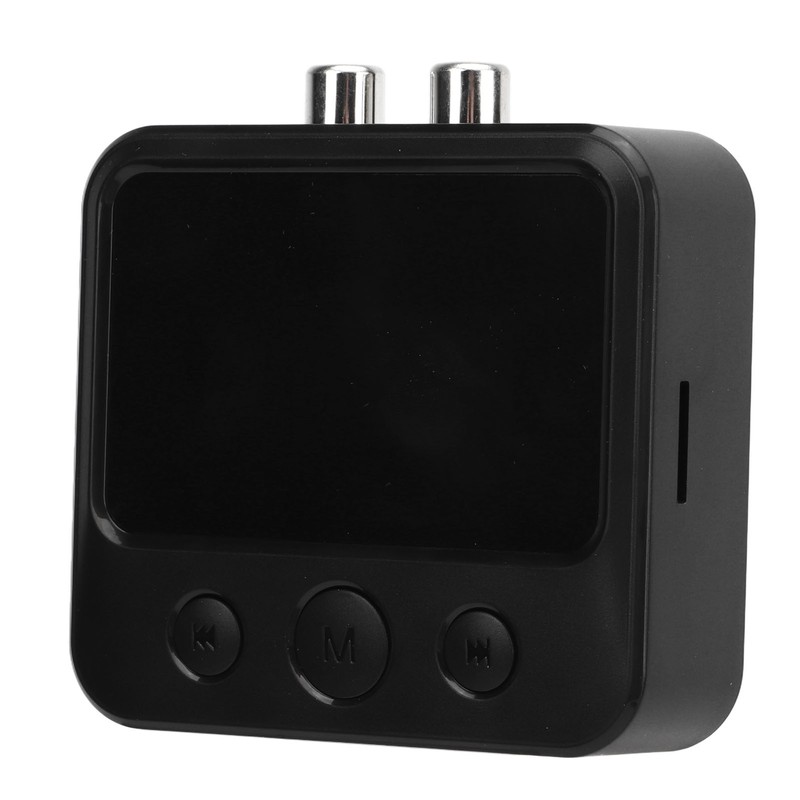 Bluetooth5.0 Receiver Transmitter 3.5MM Clear Screen Wireless Stereo Adapter for