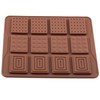 EPYHREHM Chocolate Bar Molds Break Apart Square Silicone Chocolate Mold