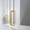 homdiy 10 Inch Gold Cabinet Handles 10 Pack Brushed Brass